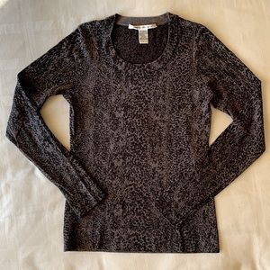 Diane Von Furstenberg SNAKE PRINT SWEATER